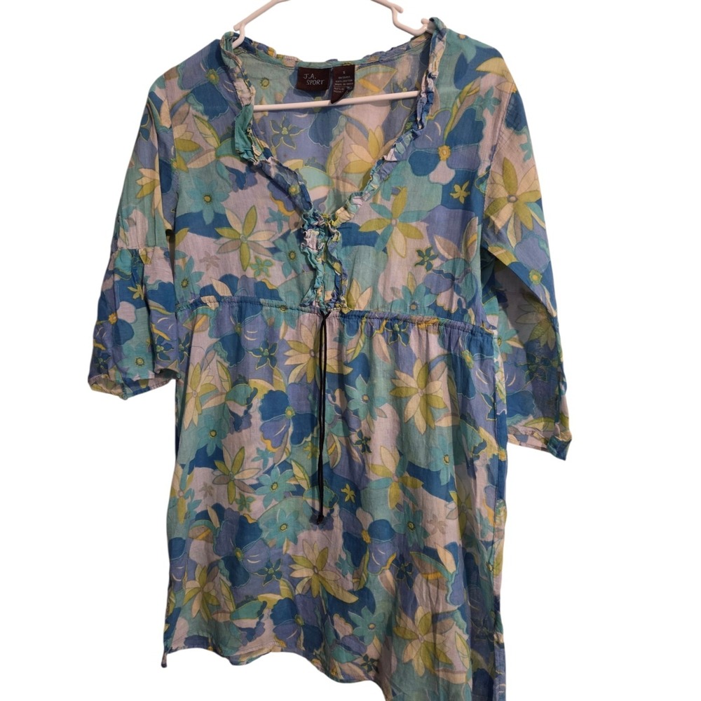 Bathing Suit Cover Up J.A. Sport‎ Size Small